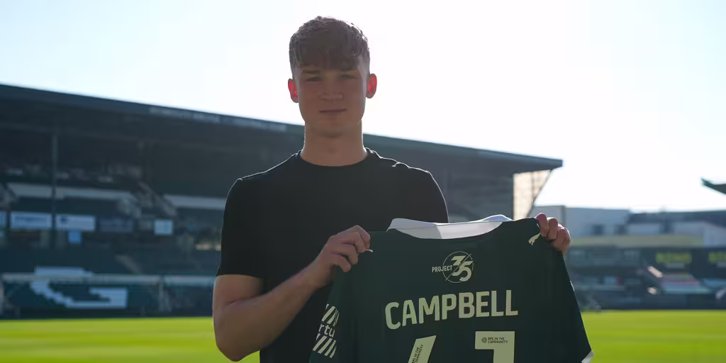 Seb Campbell i Plymouth Argyle: Potpisivanje za budućnost za rekorder