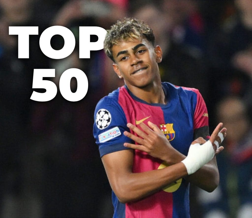 50 NAJBOLJŠIH MLADIH NOGOMETASTOV NA SVETU